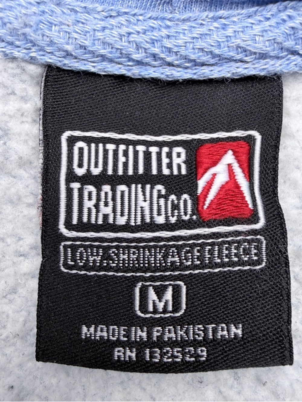 Breckenridge Colorado Light Blue Men's Hooded Sweatshirt - Picture 9 of 10
